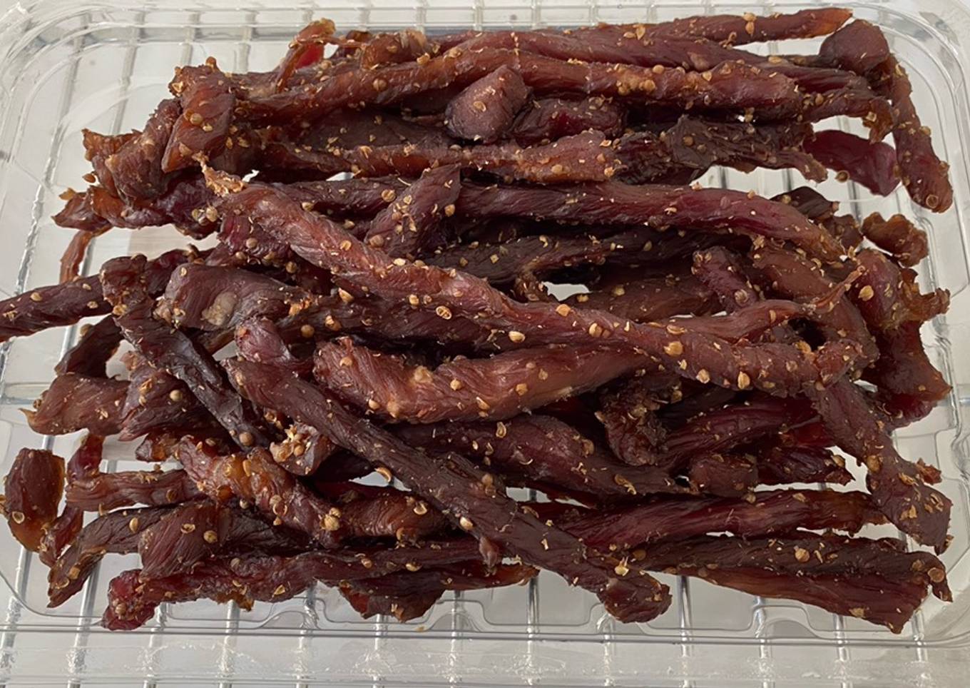 Deep fried Sun - dried marinated Lamb