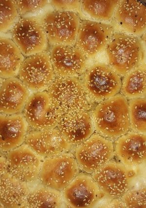 صورة لوصفة خلية النحل بالجبنة