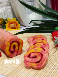 Foto resep Sakura Roll Cake