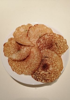 A picture of Rice and Semolina Pancakes.