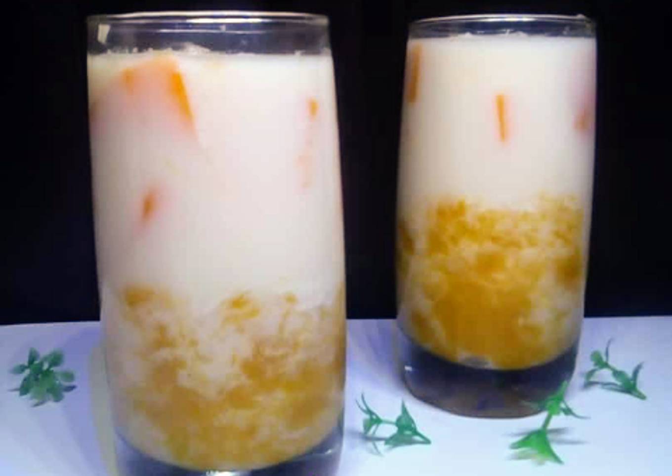 Korean Fresh Mango Milk