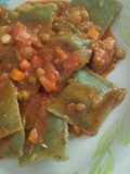 Ravioles con salsa