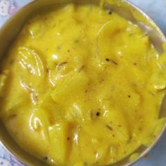 Onion- potato kadhi (punjabi kadhi) A picture of Onion- potato kadhi (punjabi kadhi).