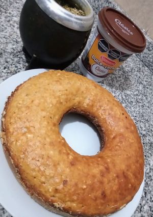 Una foto de Budín de banana y avena