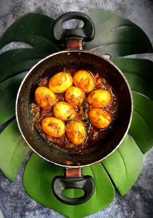 ডিমের দোপেঁয়াজা রেসিপির প্রধান ছবি
