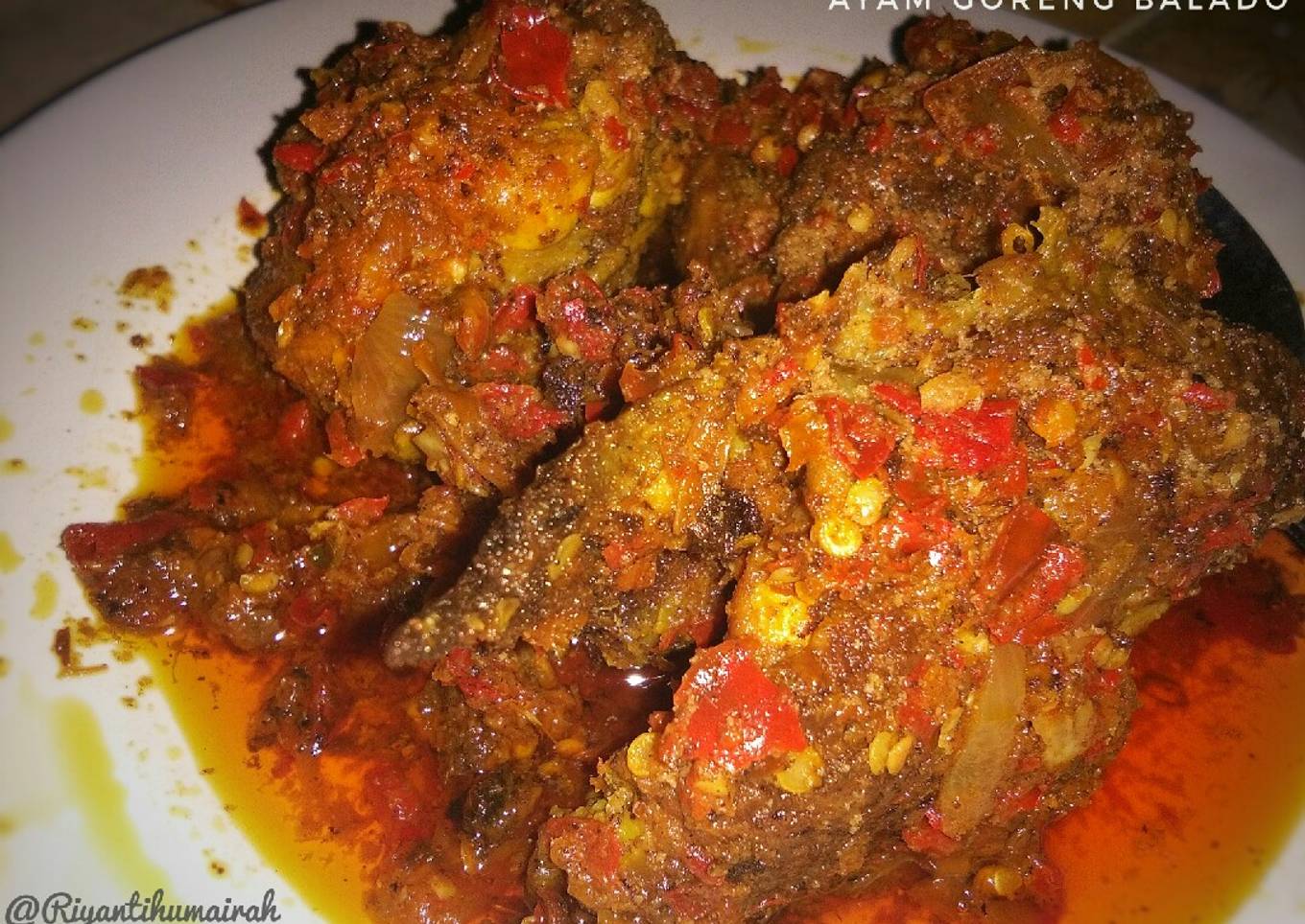 Ayam goreng balado