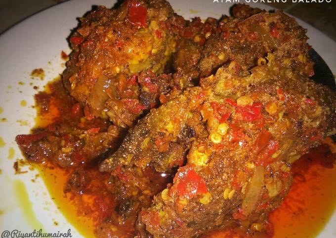 Resep Ayam Goreng Balado Oleh Riyanti Humairah - Cookpad