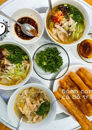 Hình của món Bánh canh cá bã trầu.