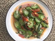 Gambar tumis gambas udang