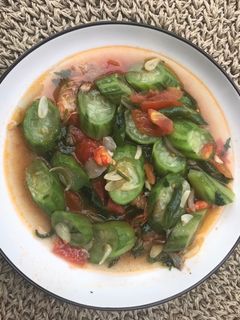 Foto resep Gambas tumis udang