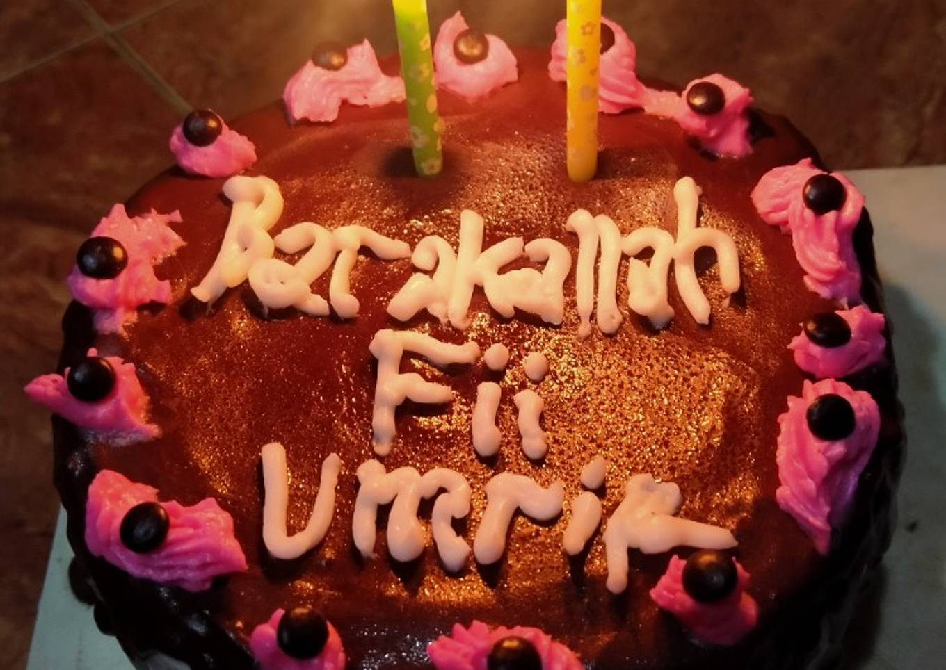 Kue Ultah Basecake Brownies