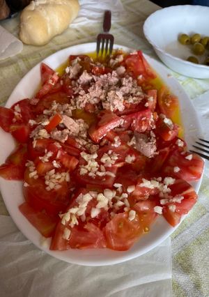 Una foto de Tomate picado fácil y rápido