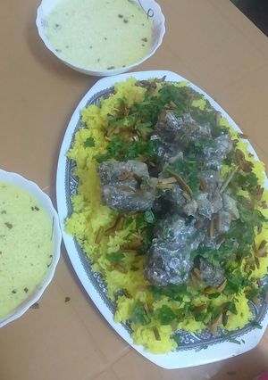 صورة لوصفة منسف