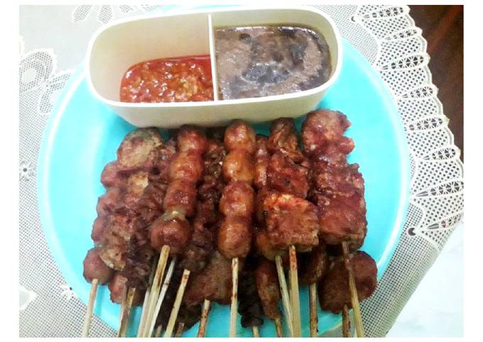 Sate Pentol & Pentol Tahu Bakar Bumbu Merah