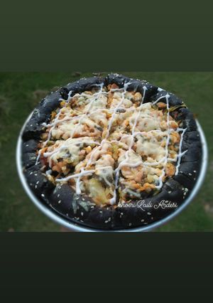 Foto resep Black Pizza Ala saya😁