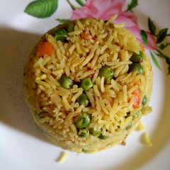 A picture of Vegetable rice #authormarathon.
