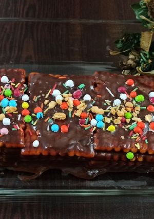 عکسی از دستور تیرامیسو (کیک یخچالی)🥧
