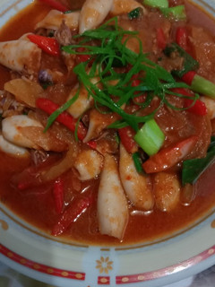 Foto resep Baby cumi pedas manis