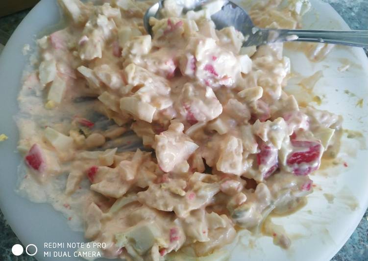 Ensalada de cangrejo