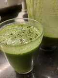 Licuado verde salado de Kéfir