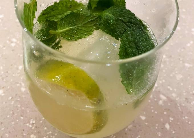 Ginger Mojito Cocktail or Mocktail 🍹🍈