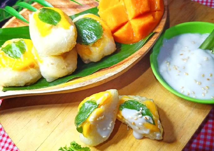 Resep Manggo Sticky Rice Spring Roll Anti Gagal