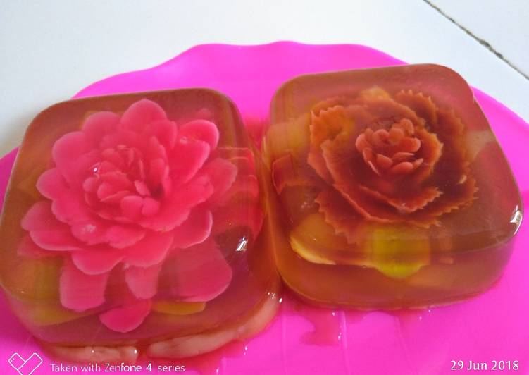 Bahan Puding Jelly Suntik (jelly art) | Cara Bikin Puding Jelly Suntik (jelly art) Yang Enak Dan Mudah