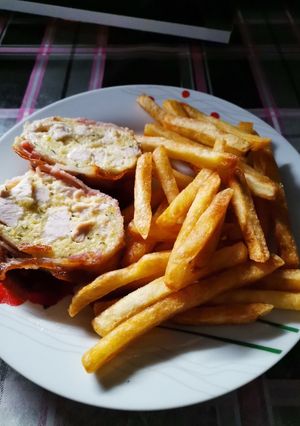 Csirkemell őzgerincben recept recept fotója