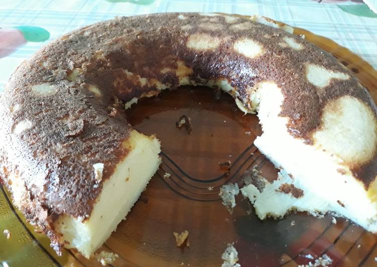 Pudim de forno pega marido