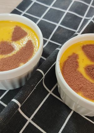 【濃厚南瓜布丁】 萬聖節甜點｜簡單食譜 的食譜成品照片