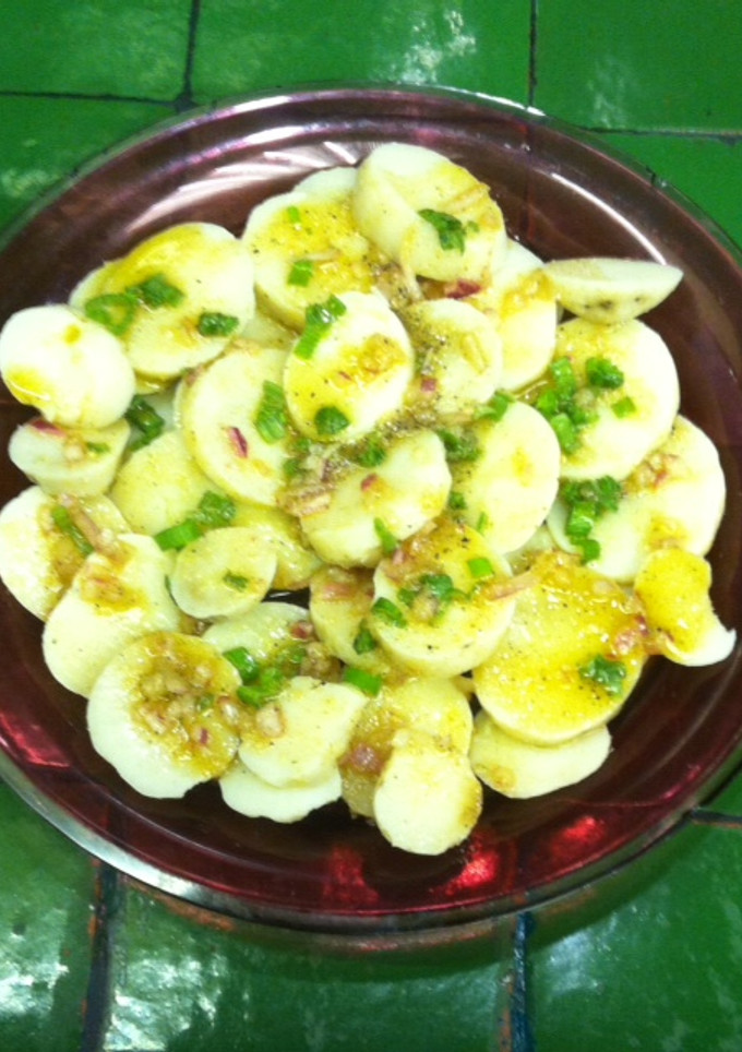 Una foto de Ensalada de papas a la francesa