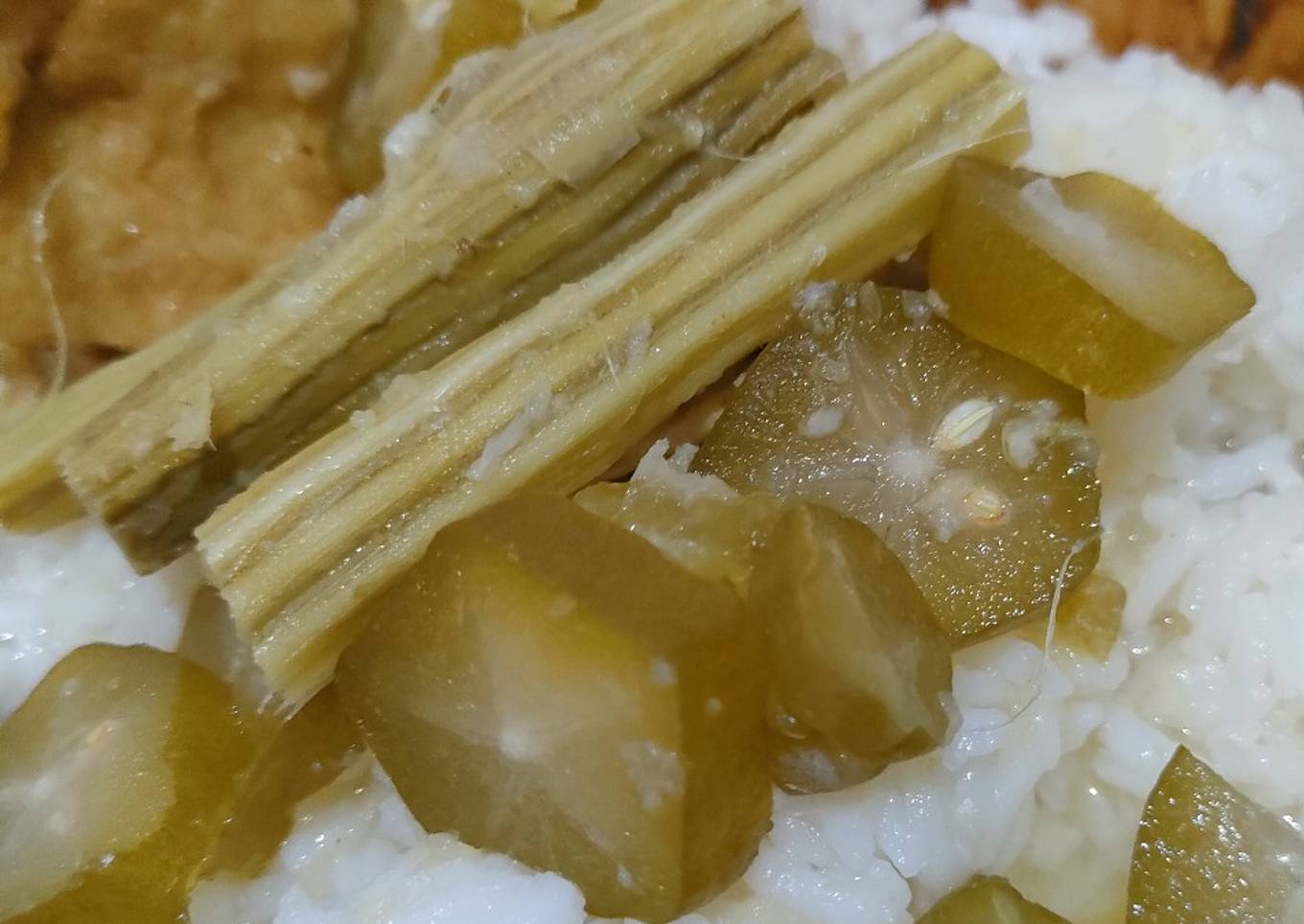 Sayur asem klentang dan blimbing wuluh