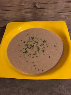 Une photo de Velouté aux champignons