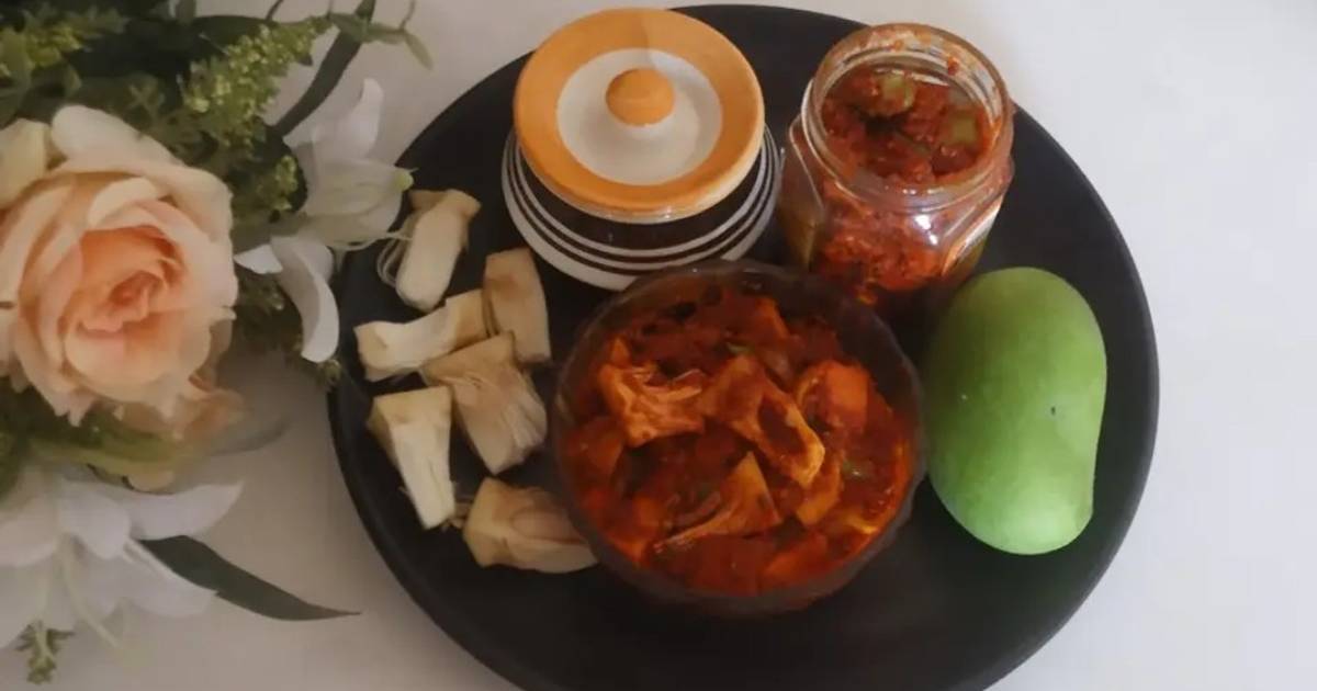 Raw jackfruit pickle Recipe by DrPushpa Dixit - Cookpad