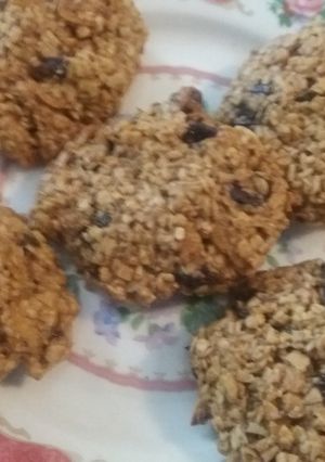 Una foto de Galletas de avena y copos