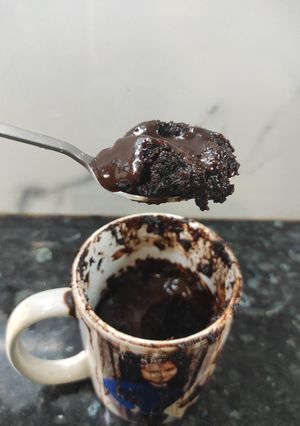 A picture of Gluten free Chocolate Mug Cake.