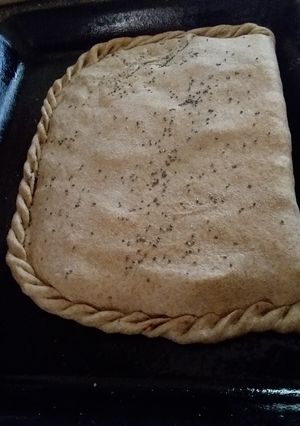 Una foto de Media tarta de lentejas