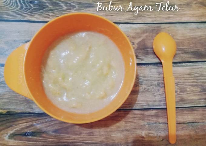 Cara Gampang Menyiapkan Bubur Ayam Telur MPASI 6+ Anti Gagal