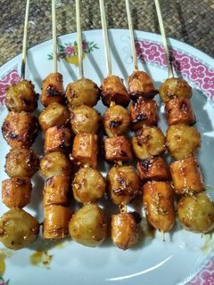 Foto resep 34. Bakso & Sosis bakar madu oregano
