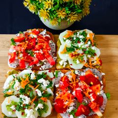 A picture of Fireless Nutritious Sandwich : ready in 10 minutes - Perfect for Breakfast.