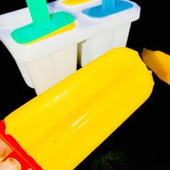 A picture of Mango popsicles.