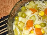 شوربة الخضار بالشعيرية vegetables soup