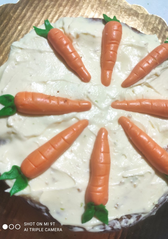 Una foto de Pastel de zanahoria