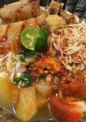 Foto resep Soto mie bogor komplit