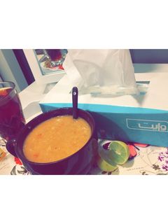 صورة لوصفة شوربة الشوفان الحارّة بالماشروم