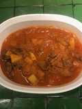 Bistecs guisados con papas
