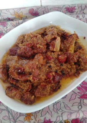 A picture of Mutton stew مٹن اسٹو.