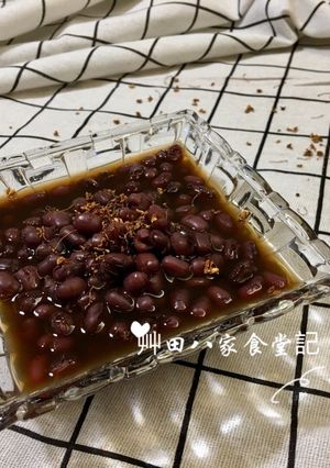 桂花紅豆湯 的食譜成品照片