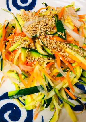 A picture of Zucchini Salad.
