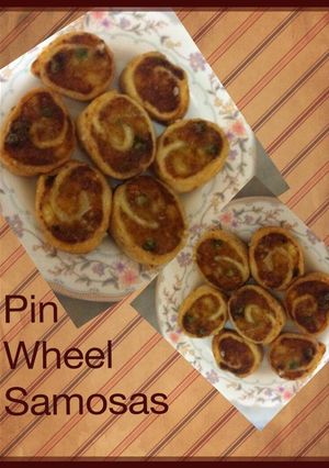 A picture of Pinwheel samosa.
